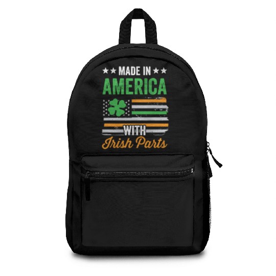 Made In America With Irish Parts Ireland Gaelic Backpacks
