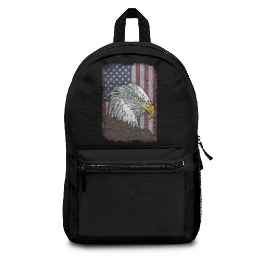 Bald Eagle - American Flag - Patriotic Backpacks