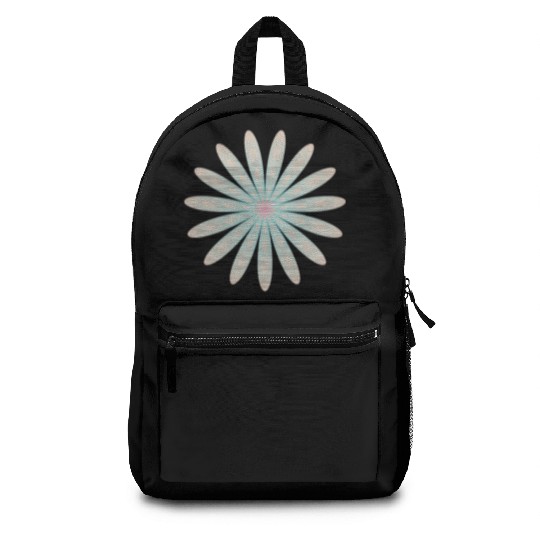 Blue and Coral Flower Backpacks