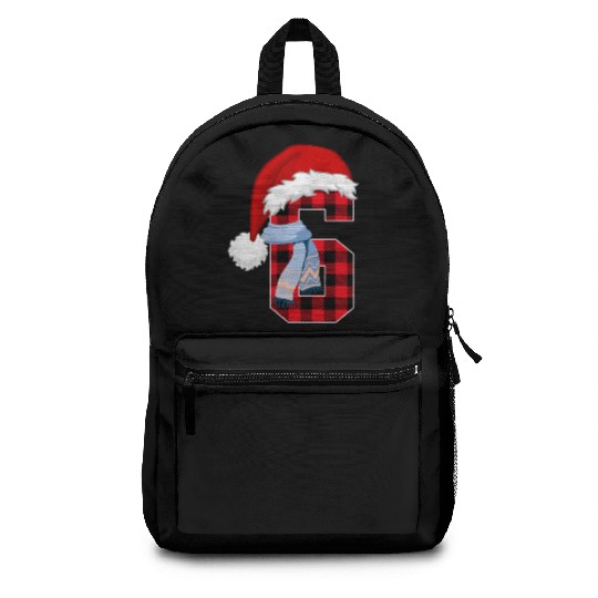 6th Birthday Christmas Theme Xmas 6 Year Old Backpacks