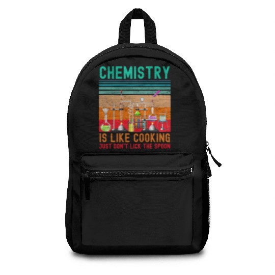 Funny chemistry lab chemical laboratory technician Backpacks