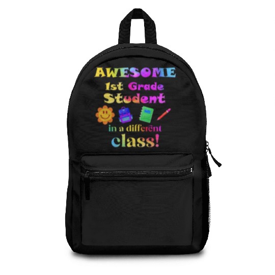 Awesome 1st Grade Student – in a different class! Backpacks