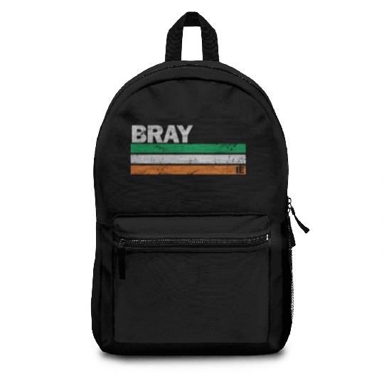 Bray Ireland Flag Irish Pride Backpacks