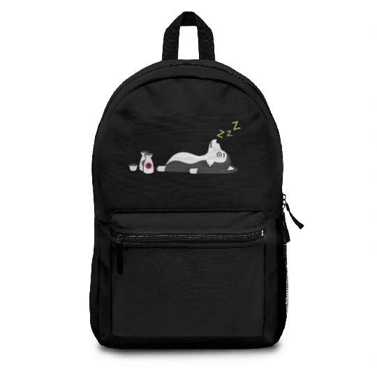 Husky Sake Drunk Backpacks