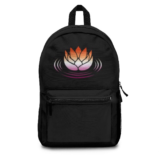 Lesbian Pride Lotus Backpacks