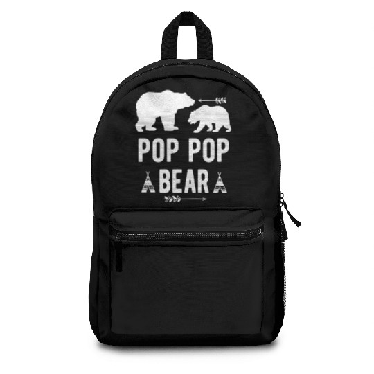 Pop Pop Bear Arrow Grandpa Bear Grandparents Backpacks