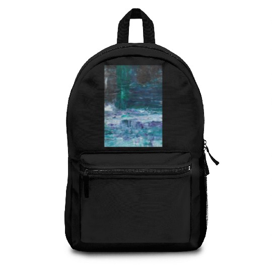 Abstract Grunge Brushstrokes Painting Backpacks