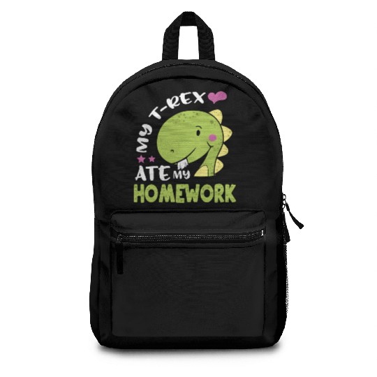Tyrannosaurus Back to School TRex for Kids TRex At Backpacks