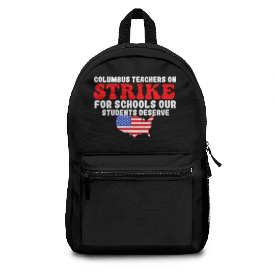 columbus ohio school teachers strike oh teacher Backpacks