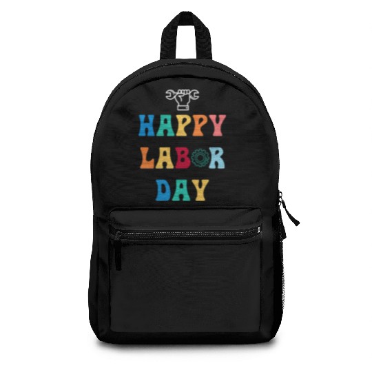 Happy Labor Day For Men Women Kids Backpacks