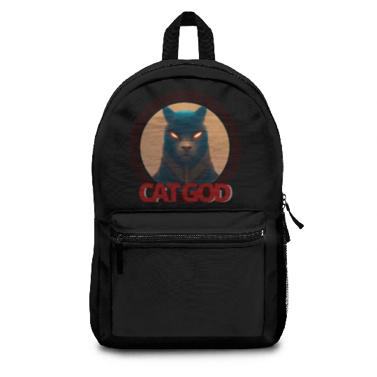 Samurai Cat God Backpacks