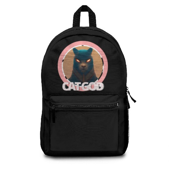 Samurai Cat God Backpacks