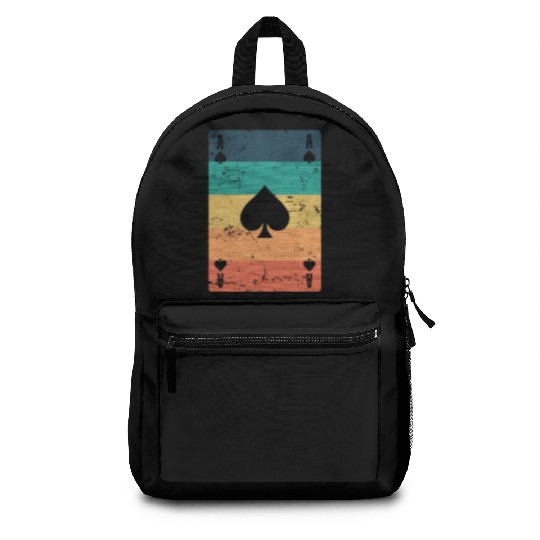Ace of Spades Poker or Skat Card Game Game Backpacks