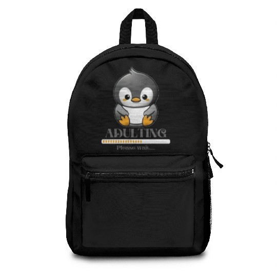 Little penguin adulting Backpacks