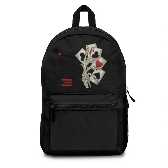 Poker Casino Poker Player Gambling Roulette Gift Backpacks