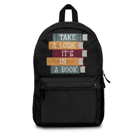 Take A Look It's A Book Retro Rainbow Reading Backpacks