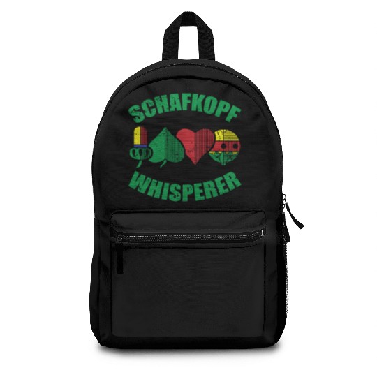 Sheepshead Whisperer Card Game Playing Card Backpacks