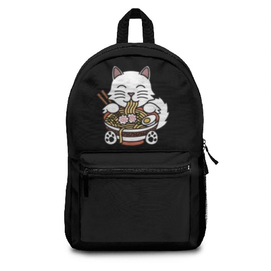 Persian Cat Ramen Noodles Backpacks