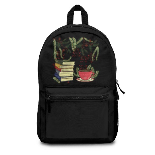 Winter Books and Tea Backpacks