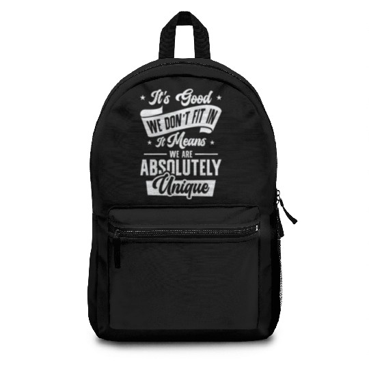 Positivity Misfits Poets Poetry Unique Uniqueness Backpacks