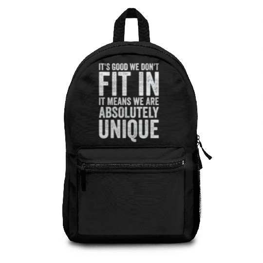 Positivity Misfits Poets Poetry Unique Uniqueness Backpacks