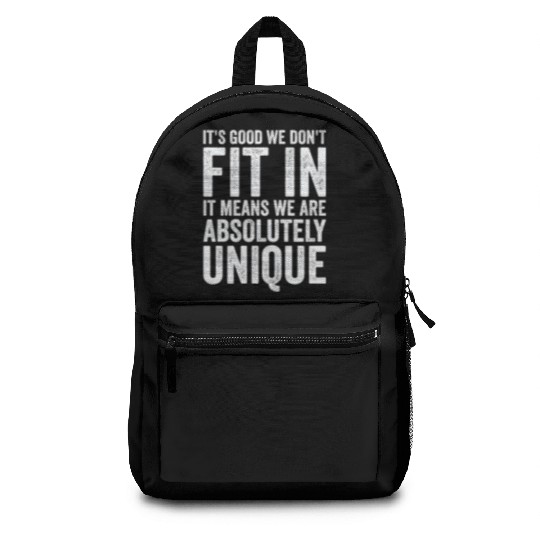 Positivity Misfits Poets Poetry Unique Uniqueness Backpacks