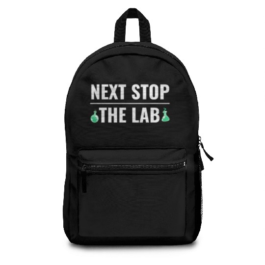 Chemistry Science Chemist Funny Laboratory Lab Backpacks