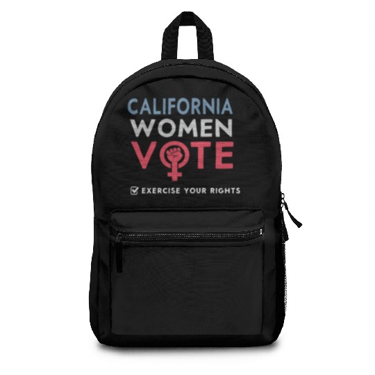 California Women Vote Voter 2022 Election Backpacks