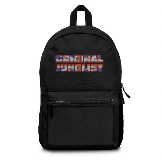 Original Junglist DNB Drum n Bass UK Remix Backpacks