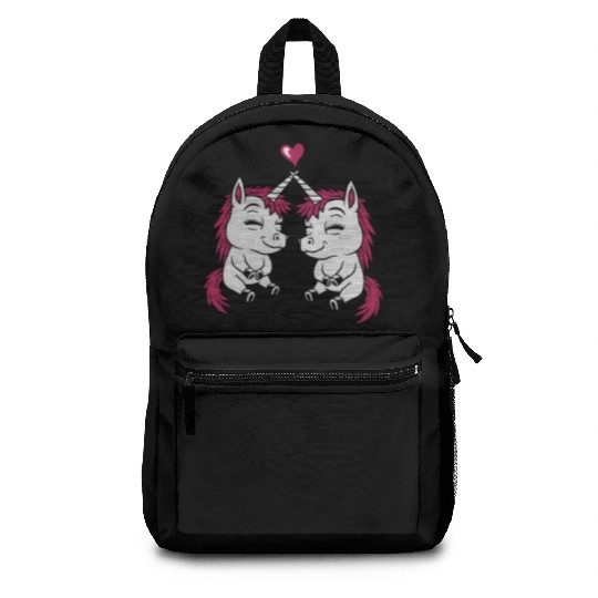 Best unicorn girlfriend love Backpacks