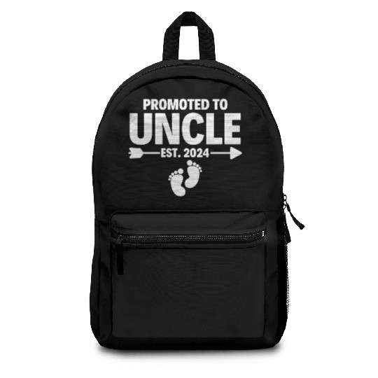 Promoted To Uncle Est 2024 Father s Day Backpacks