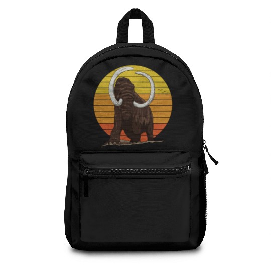 Woolly Elephant With Big Ice Age Sun Idea For Mamm Backpacks