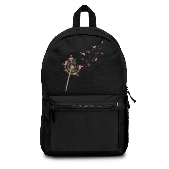 Dandelion Flamingo Tropical Bird Backpacks