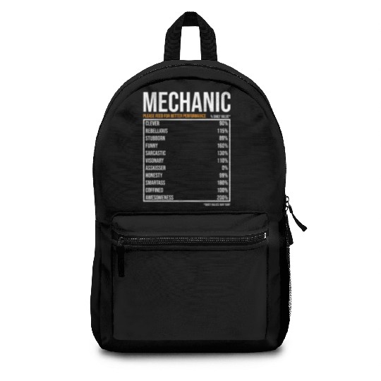 Mechanic Daily Value funny Mechanic Backpacks