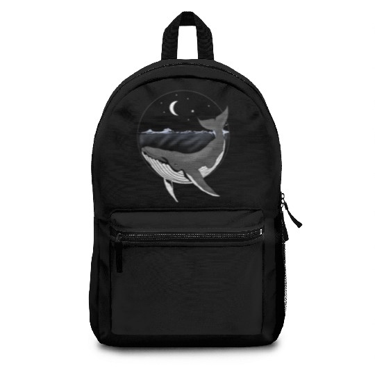 Humpback whale at night Backpacks