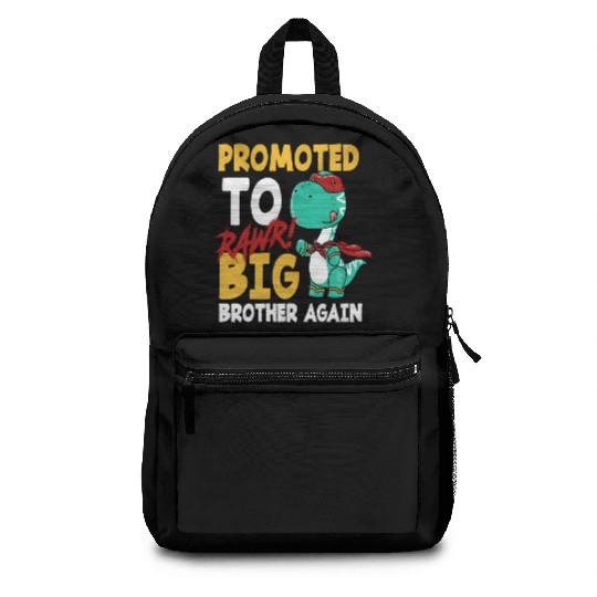 Dinosaur Brother Pregnant Superhero Backpacks