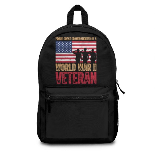 Proud Veteran Granddaughter Backpacks