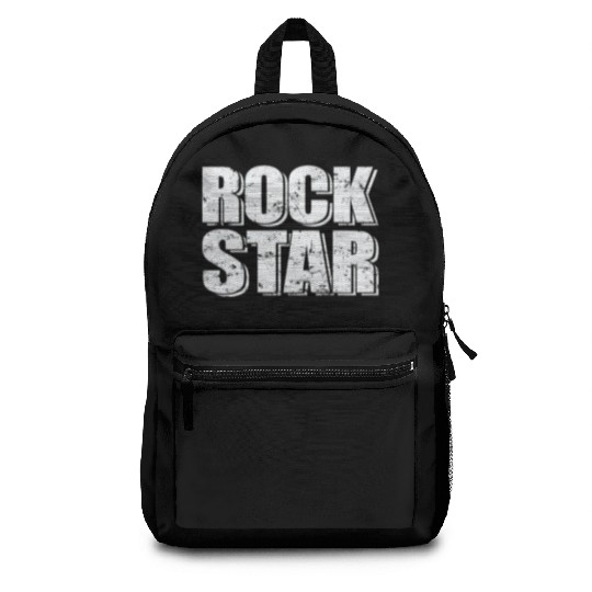 Rock Star Music Style Genre Guitar Rock Band Backpacks