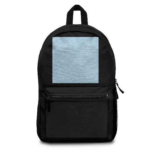 Light Blue Snowflakes Pattern Backpacks