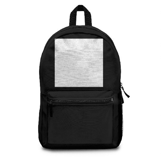 Modern Snowflakes Pattern White Silver Backpacks