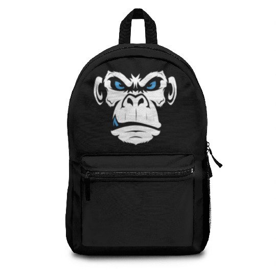 Monkey Head Angry Monkey Face Backpacks