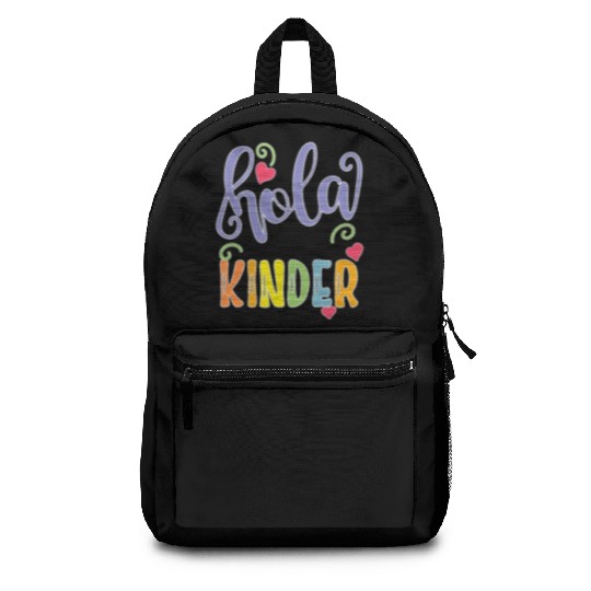 Hola Kinder Spanish Teacher Equipo Backpacks