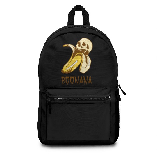 Boonana. Scary Banana Skull Halloween Backpacks