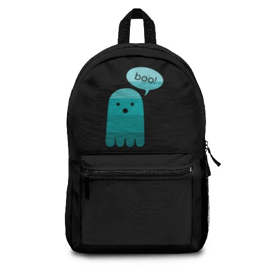 Persian Green Boo Ghost Halloween Backpacks