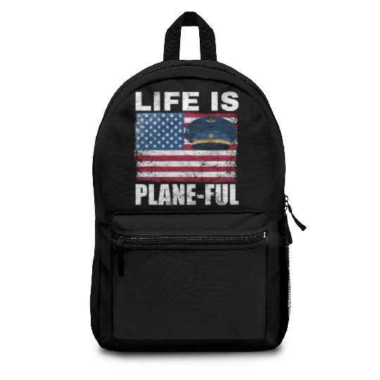Airline Pilot Aviation Themed Pun For a Corporate Backpacks