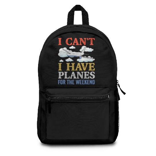 Airline Pilot Aviation Themed Pun For a Corporate Backpacks