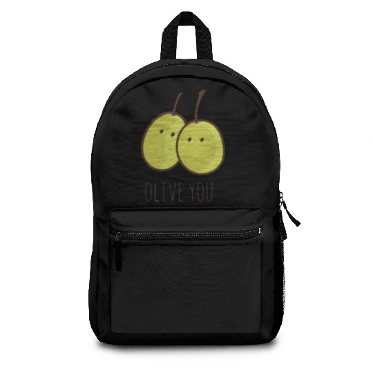 I Love You (Olive You) cute Backpacks