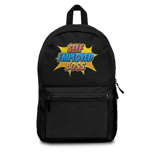 Self Employed Boss Job Work Freelancer Backpacks