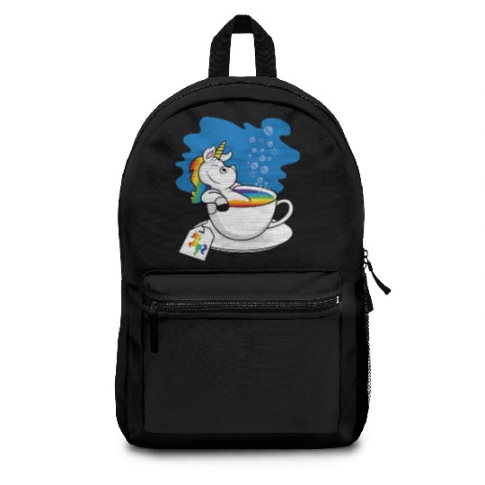 Unicorn tea Backpacks