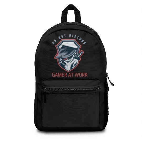 Do Not Disturb Gamer At Work-Gaming Lover Backpacks